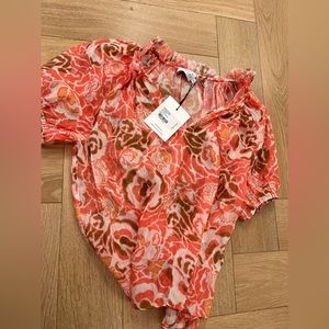 New Tanya Taylor top with tags